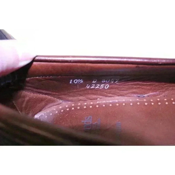 Allen Edmonds "Nashua" 42250 Leather Fringe Tassel Men's Slip on Shoes Size 9D - Picture 8 of 11